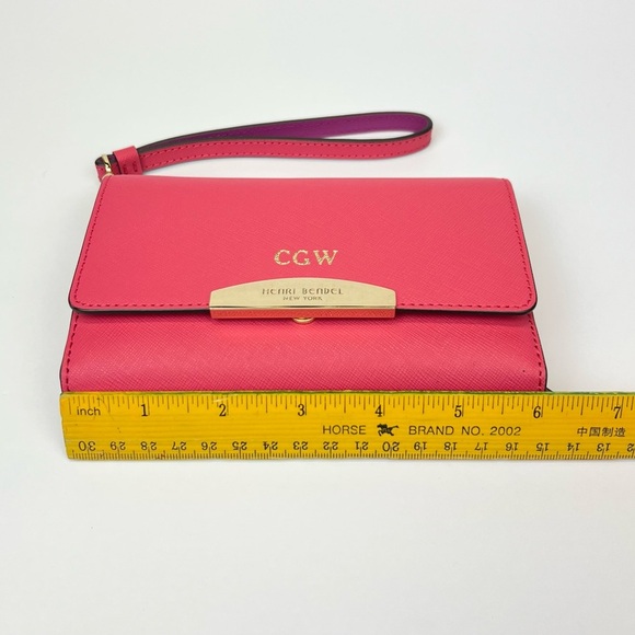 Henri Bendel Vibrant Pink Wristlet - Picture 6 of 12